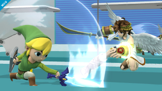 Illustration for article titled Wind Waker's Link Enters The Smash Bros. Fray, Knocks a Few Heads In